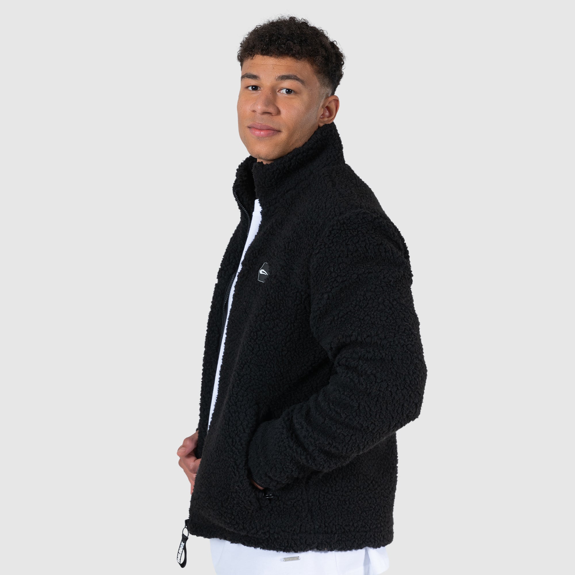 Beige Schwarz L